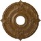 Ekena Millwork Attica Ceiling Medallion (Fits Canopies up to 5"), 18"OD x 4"ID x 5/8"P, Smokey Topaz Crackle CM18ATSTC - alternate 1